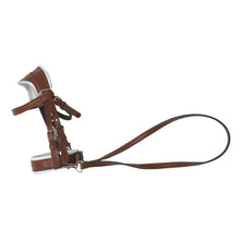 Laden Sie das Bild in den Galerie-Viewer, PANDURO HOBBY HORSE ERGONOMISCHE TRENSE - BRAUN