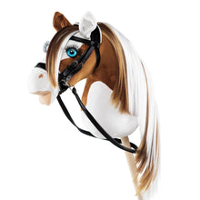 Laden Sie das Bild in den Galerie-Viewer, PANDURO HOBBY HORSE ERGONOMISCHE TRENSE - SCHWARZ