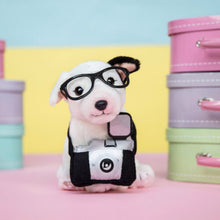 Laden Sie das Bild in den Galerie-Viewer, STUDIO PETS PLUSH – CHARLIE MIT KAMERA & KOFFER (23 CM)