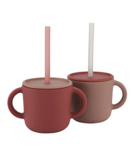 Laden Sie das Bild in den Galerie-Viewer, CUPS SET – CANYON CLAY & VINTAGE BLOSSOM