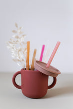 Laden Sie das Bild in den Galerie-Viewer, CUPS SET – CANYON CLAY & VINTAGE BLOSSOM
