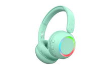 Laden Sie das Bild in den Galerie-Viewer, WIRELESS HEADSET WITH LIGHT– MINT
