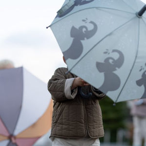 UMBRELLA WITH ELEPHANT PRINT