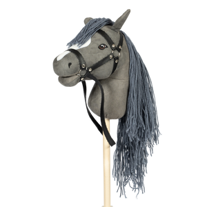 HOBBY HORSE, OPEN MOUTH – GREY