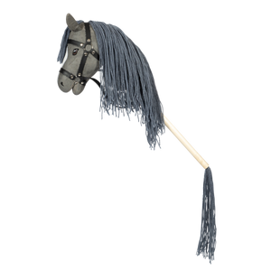 HOBBY HORSE, OPEN MOUTH – GREY