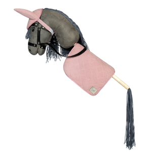 SADDLE PAD AND BONNET -  ROSE