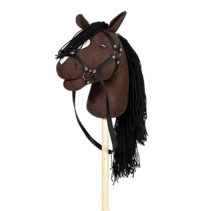HOBBY HORSE, OPEN MOUTH – BROWN