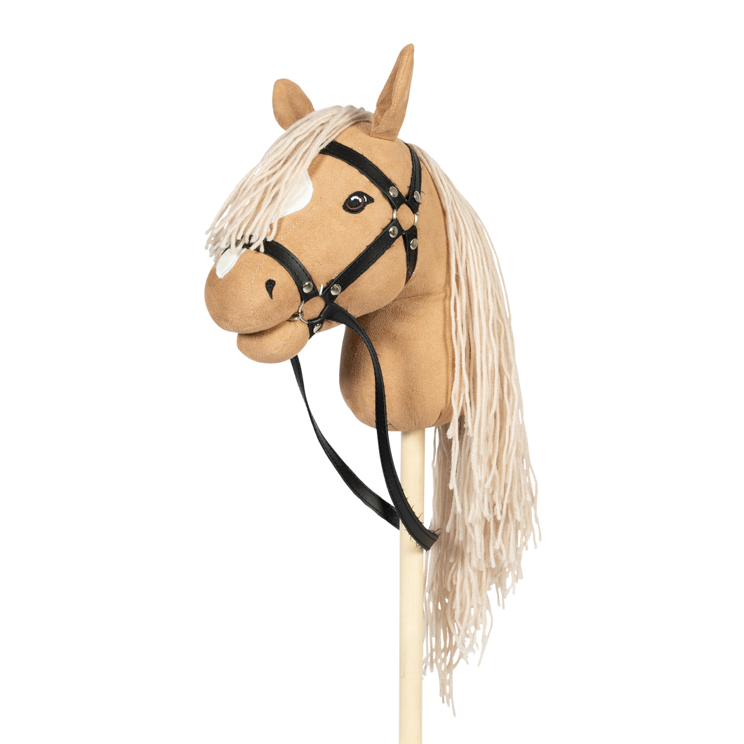HOBBY HORSE, OPEN MOUTH – BEIGE