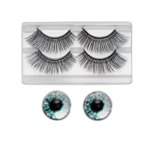 PANDURO AUGEN UND WIMPERN SET FÜR DIY HOBBY HORSE