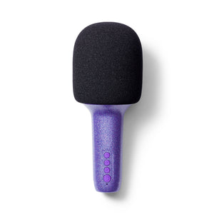 LALARMA GLITTER GROVE MIKROFON - PURPLE