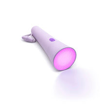 Laden Sie das Bild in den Galerie-Viewer, FLASHLIGHT - DIMMBARE FARBWECHSEL TASCHENLAMPE - PURPLE
