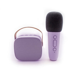 SPEAKER WITH WIRELESS MICROPHONE -  PURPLE