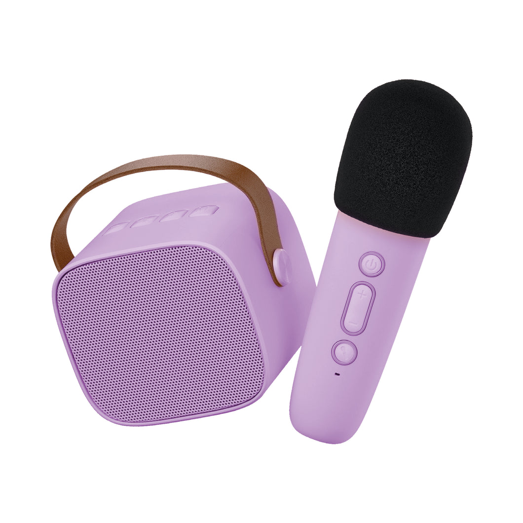 SPEAKER WITH WIRELESS MICROPHONE -  PURPLE