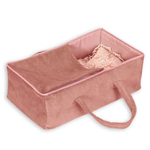 Laden Sie das Bild in den Galerie-Viewer, CARRYCOT CORDUROY (40 CM) – ROSE (NEW)
