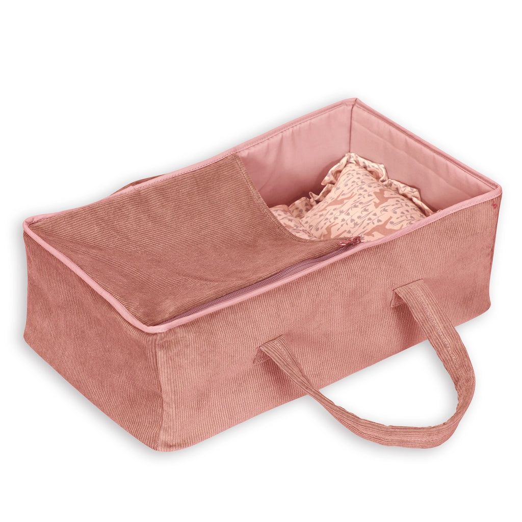 CARRYCOT CORDUROY (40 CM) – ROSE (NEW)