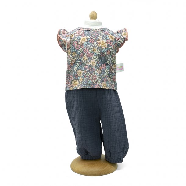 TROUSERS – FLOWERED BLOUSE (45 CM)