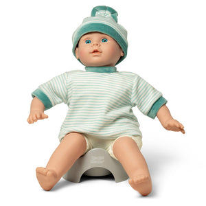 WOODEN DOLL POTTY - GREY
