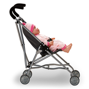 DOLL BUGGY W/FOAM - GREY