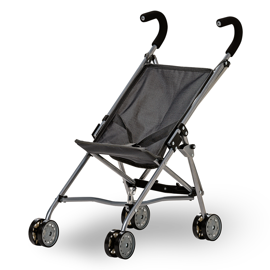 DOLL BUGGY W/FOAM - GREY