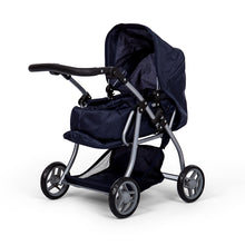 Laden Sie das Bild in den Galerie-Viewer, DOLL STROLLER – DARK BLUE

