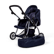 Laden Sie das Bild in den Galerie-Viewer, DOLL STROLLER – DARK BLUE
