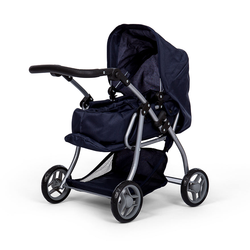 DOLL STROLLER – DARK BLUE