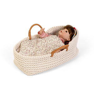 KNITTED DOLL BASKET (35 CM)