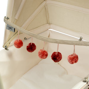 DOLL PRAM CHAINS – POMPOM ROSE