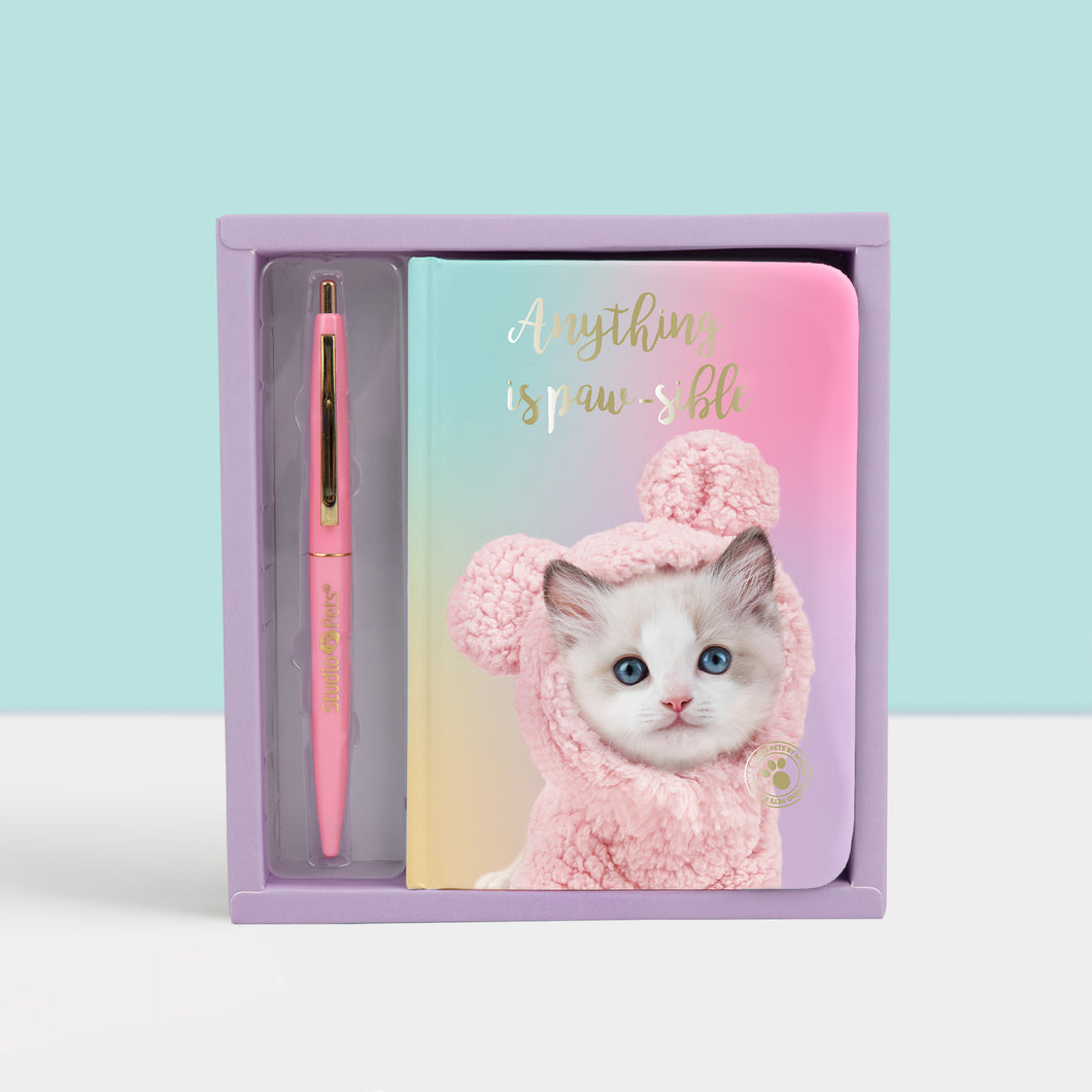 STUDIO PETS – A6 NOTEBOOK WITH PEN MOUSIE
