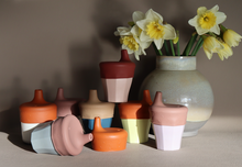 Laden Sie das Bild in den Galerie-Viewer, SIPPY LIDS SET – VINTAGE &amp; BLOSSOM
