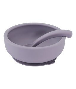 BOWL MIT DECKEL & LÖFFEL – LILAC