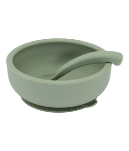 BOWL MIT DECKEL & LÖFFEL – SAGE