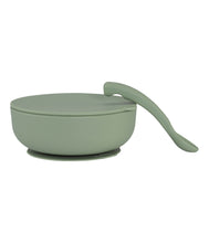 Laden Sie das Bild in den Galerie-Viewer, BOWL MIT DECKEL &amp; LÖFFEL – SAGE
