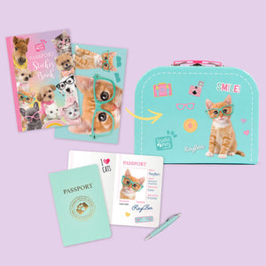 STUDIO PETS – PASSPORT STICKER BOOK FÜR 16 CM KUSCHELTIERE