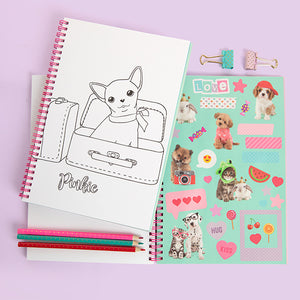 STUDIO PETS – COLOURING BOOK WITH STICKERS "ADIDOG"