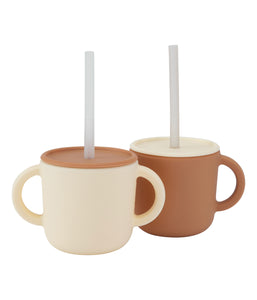 CUPS SET – TERRA & CREAM