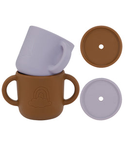 CUPS SET RAINBOW – LILAC & COCOA