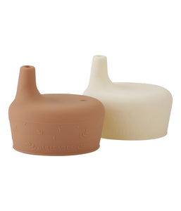 SIPPY LIDS SET – TERRA & CREAM