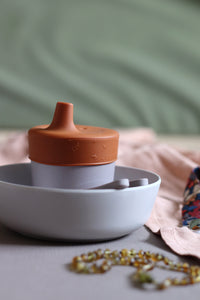 SIPPY LIDS SET – TERRA & CREAM