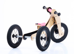TRYBIKE WOOD 4-IN-1 LAUFRAD – PINK