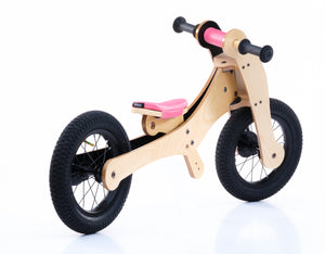TRYBIKE WOOD 4-IN-1 LAUFRAD – PINK