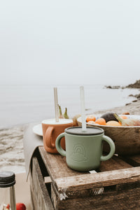 CUPS SET RAINBOW – SAGE & FOREST