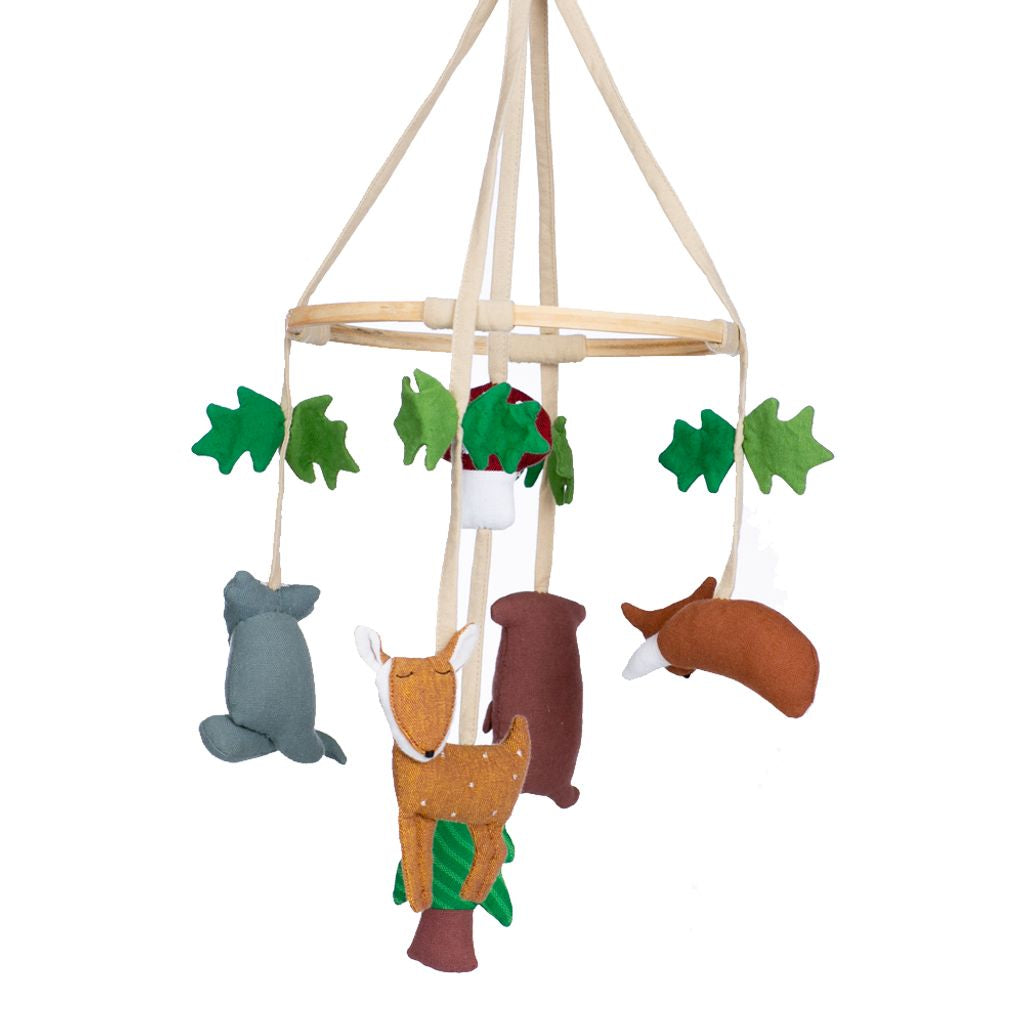 CRIB MOBILE – WOODLAND