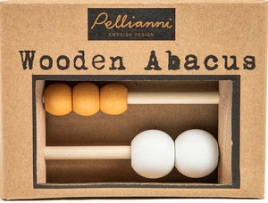 WOODEN ABACUS – MUSTARD