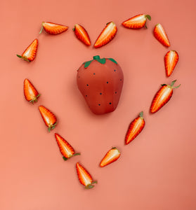 SENSORY TOY NATURAL RUBBER – STRAWBERRY