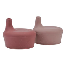 Laden Sie das Bild in den Galerie-Viewer, SIPPY LIDS SET – CANYON CLAY &amp; VINTAGE BLOSSOM
