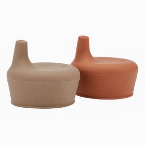 SIPPY LIDS SET – IRON & EARTH